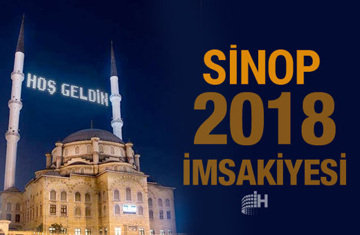 Sinop İmsakiye 2018 Diyanet sahur imsak vakti iftar saatleri