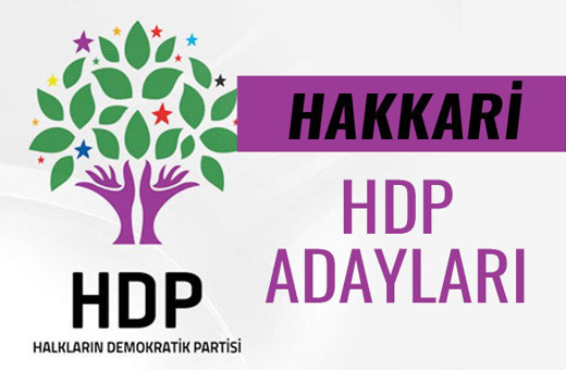 HDP Hakkari milletvekili adayları 27. dönem listesi