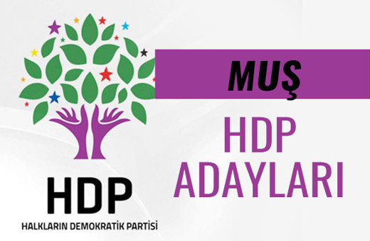 HDP Muş milletvekili adayları 27. dönem listesi