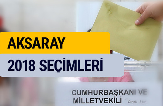 Seçim sonuçları 2018 Aksaray oy oranları