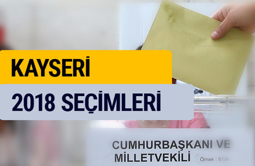 Kayseri seçim sonuçları 2018 YSK Kayseri oy sonucu