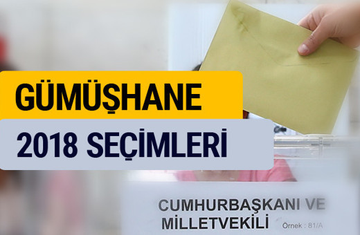 YSK Gümüşhane seçim sonucu 2018