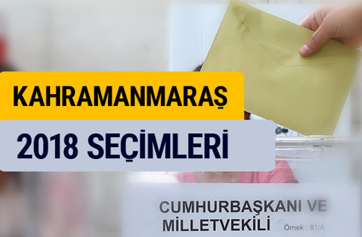 Seçim sonuçları 2018 YSK Kahramanmaraş sonucu