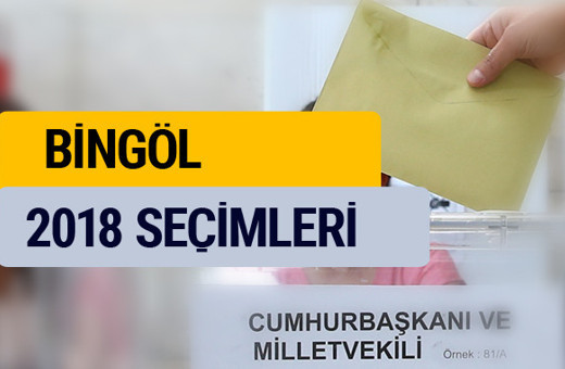 YSK Bingöl seçim sonuçları 2018 sonucu