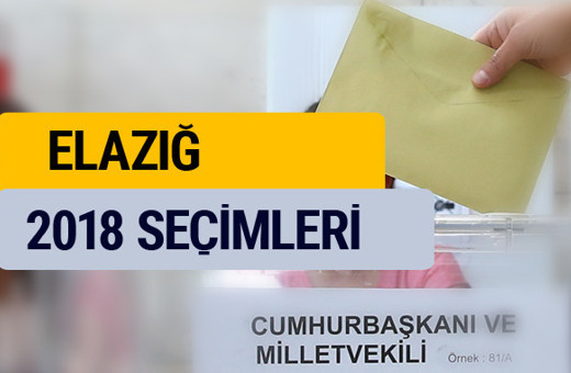 YSK Elazığ 2018 seçim sonuçları