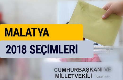 2018 seçim sonuçları Malatya YSK oy sonucu