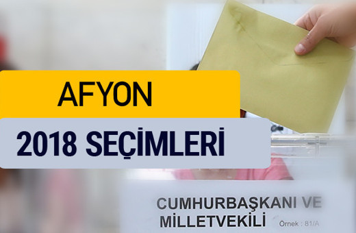 Afyon seçim sonuçları 2018 YSK oy sonucu