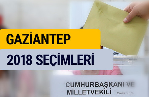 2018 Gaziantep seçim sonuçları YSK sonucu