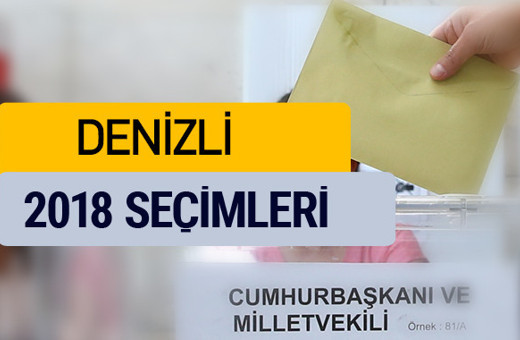 Denizli seçim sonuçları 2018 YSK oy sonucu