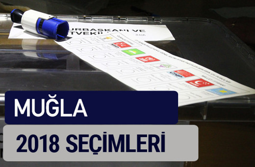 Muğla oy oranları partilerin ittifak oy sonuçları 2018 - Muğla