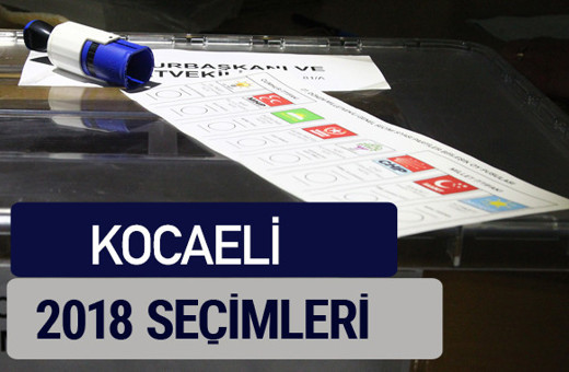 Kocaeli oy oranları partilerin ittifak oy sonuçları 2018 - Kocaeli