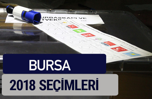 Bursa oy oranları partilerin ittifak oy sonuçları 2018 - Bursa
