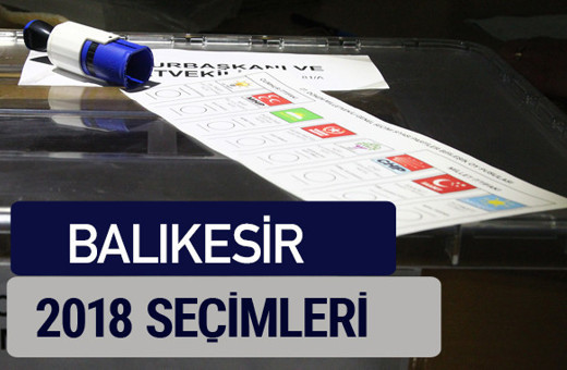 Balıkesir oy oranları partilerin ittifak oy sonuçları 2018 - Balıkesir