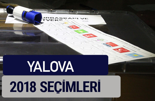 Yalova oy oranları partilerin ittifak oy sonuçları 2018 - Yalova