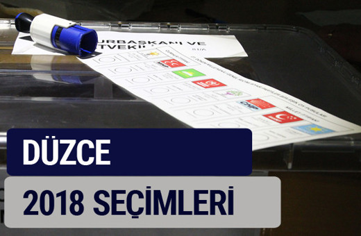 Düzce oy oranları partilerin ittifak oy sonuçları 2018 - Düzce