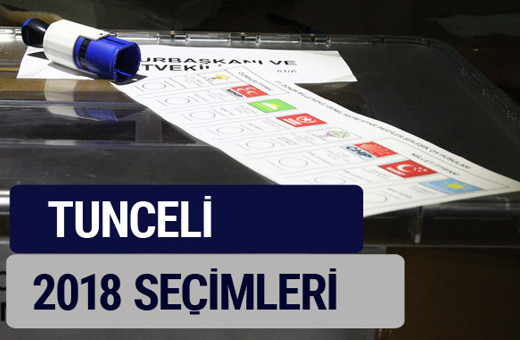 Tunceli oy oranları partilerin ittifak oy sonuçları 2018 - Tunceli