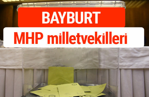 MHP Bayburt Milletvekilleri 2018 -27. Dönem listesi