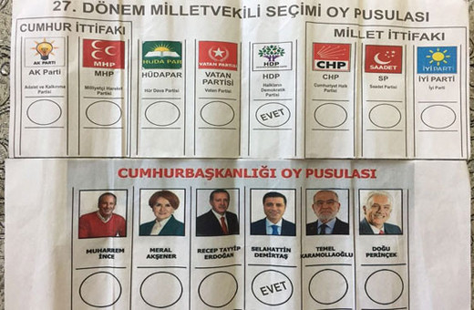 Sahte oy pusulasıyla oy kullanmaya kalktılar...