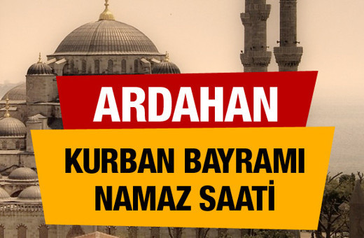 Ardahan bayram namazını saat 06:05'de kılacak