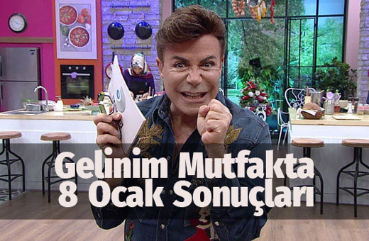 Gelinim Mutfakta 8 Ocak sonuçları işte kazanan gelin 