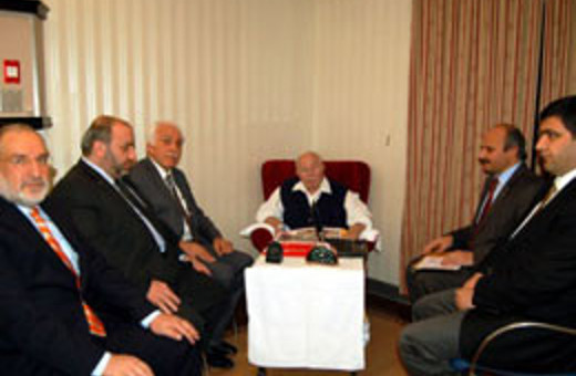 Erbakan kurmaylarıyla görüştü