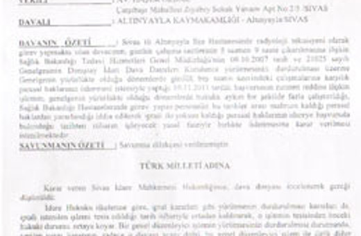 Radyoloji çalışanlarına fazla mesai ücreti