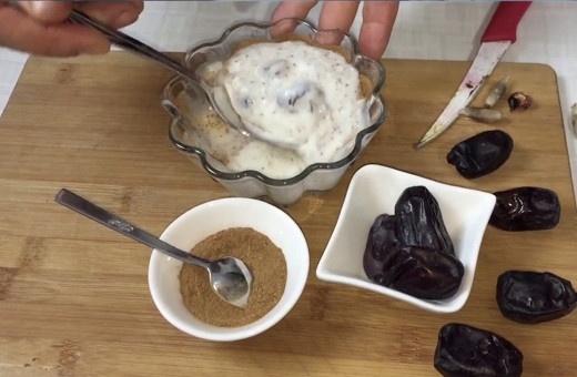 Evde kalanlar kilo almamak için hurma yoğurt diyeti yapın