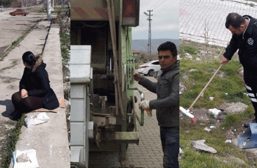Yeni seçilen başkan müdürlere çöp toplatıyor