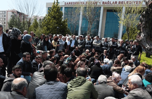 KHK'lı başkanlara mazbata verilmemesi krizi Diyarbakır'da protesto edildi