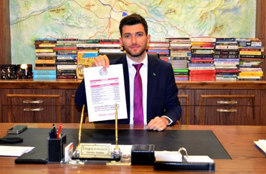 Sadece 95 bin nüfusu var! Başkanın afiş yaptırıp astığı borç dudak uçuklattı