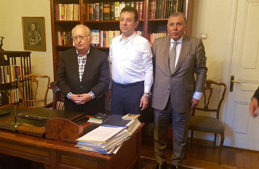 Ekrem İmamoğlu’ndan Hüsamettin Cindoruk’u sürpriz ziyaret