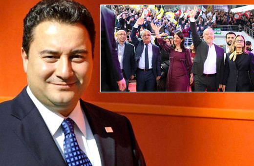 Ali Babacan'dan HDP'ye yeşil ışık! Kongrede mesajı salona okundu