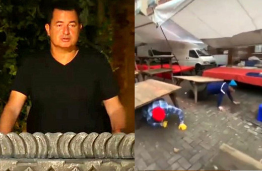 Pazar esnafı sokağa Survivor parkuru kurdu yarışma düzenledi!