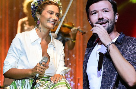 Evde Kal Türkiye diyen Yalın ve Sıla şarkı söylediler