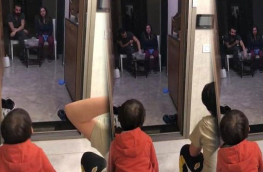 Doktor çiftin çocuklarıyla görüştüğü anlar sosyal medyada gündem oldu