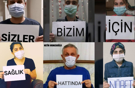 Sağlık çalışanlarına nakil bekleyen hastalardan anlamlı destek