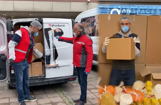 CZN Burak Özdemir sokağa çıkma yasağı olan yaşlılara yaptığıyla takdir topladı