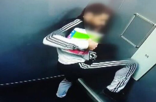 İstanbul Esenyurt'ta asansörde tepki çeken görüntüler