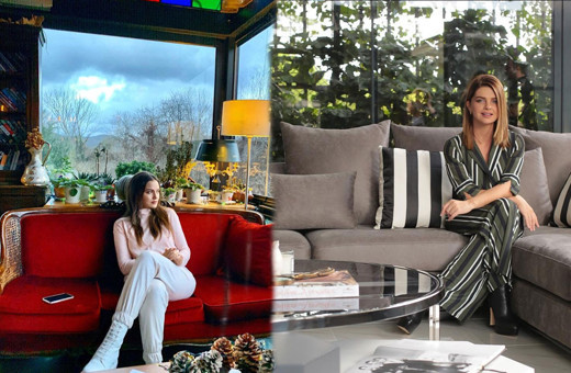 Ünlülerin karantina günlerini geçirdikleri evleri göz dolduruyor!