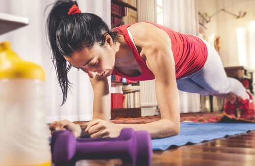 Spor yaparken evdeki eşyaları kullanın!