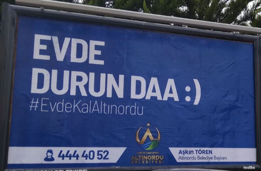 Ordu'da vatandaşlara yöresel evde kal uyarısı gülümsetti