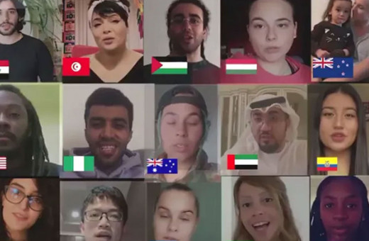 Farkı ülkelerde yaşayan gençler koronavirüs mesajı yayımladılar
