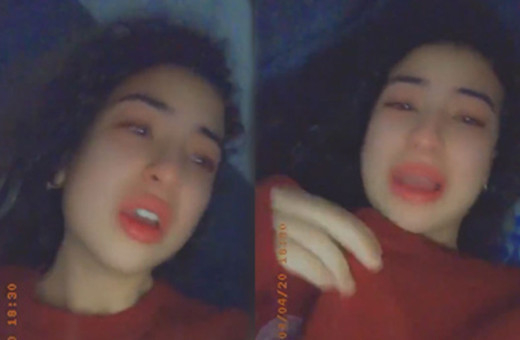 Olay Video! 20 yaşından küçük genç kızın hüngür hüngür ağladığı şeye bak