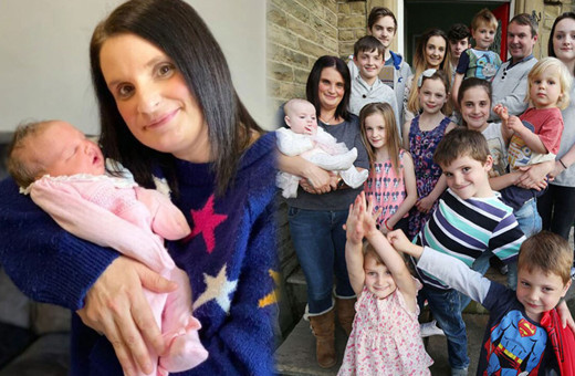 Koronavirüs zamanı 45 yaşında 22'nci kez anne oldu!