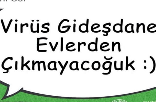 Suluova Belediyesinden ‘evde kal’ çağrısı: “Virüs gideşdane evlerden çıkmayacoğuk”