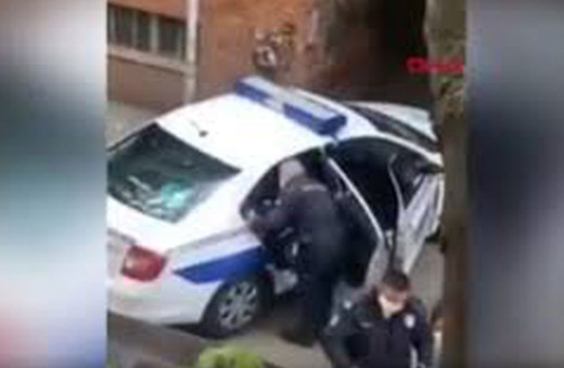 Tepki çeken görüntü! Polisten karantinaya uymayan kişiye dayak