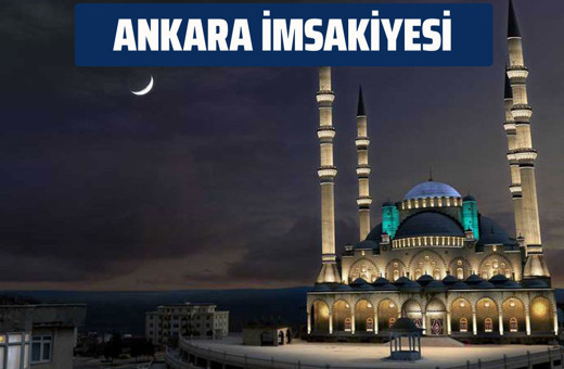 Ankara İmsakiye 2020 sahur vakti! Ankara imsak ve iftar saatleri