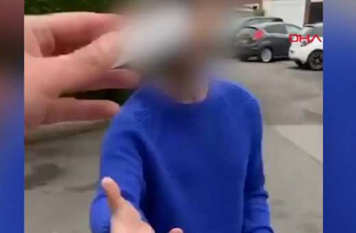 İngiltere'de sahte koronavirüs testi kavgası kamerada