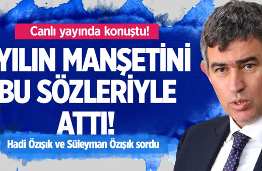 Yılın manşetini TBB Başkanı Metin Feyzioğlu attı!