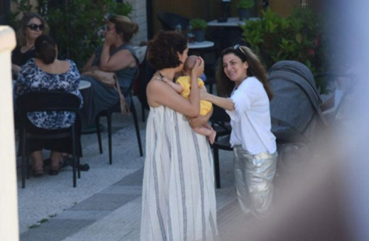 Bergüzar Korel'in ikinci bebeği Han'ın ilk görüntüsü